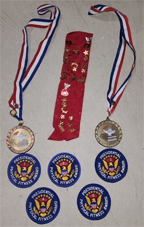 Collection of Pins & Medals