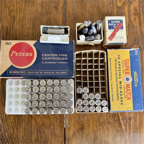 Mixed Vintage AMMO Lot - Peters, Western, Loose Rounds