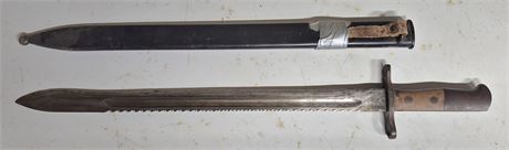 WW1 Swiss Sawback Bayonet