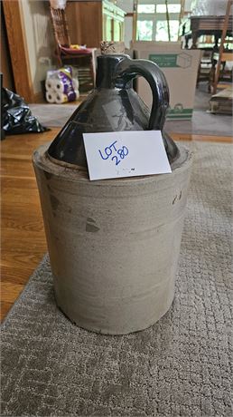 Antique 5 Gal Stoneware Jug