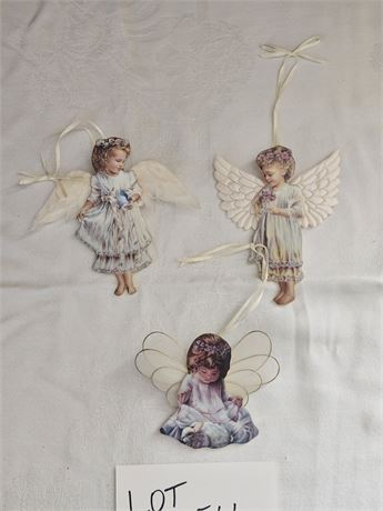 Bradford Editions 1st to 3rd Issue "Heaven's Little Angels" Ornaments