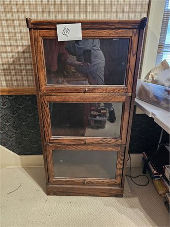 Solid Wood Barrister Bookcase