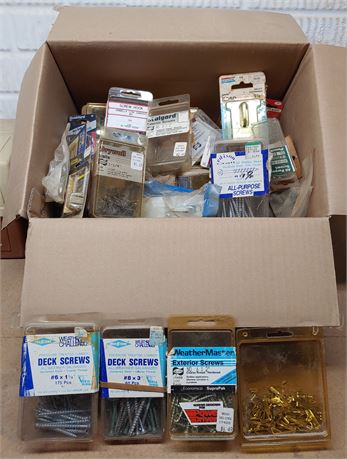 Box of Misc. Hardware Items