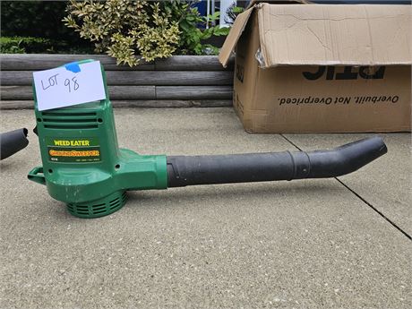 Weed Eater Electric Ground Sweeper Blower