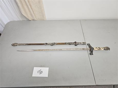 Pettibone Bros Masonic Sword with Knights Templar Symbols