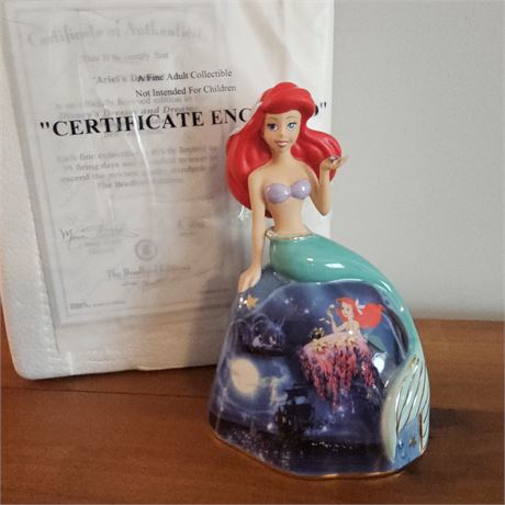 "Ariel's Dream"~Heirloom Porcelain Bell Collection w/COA