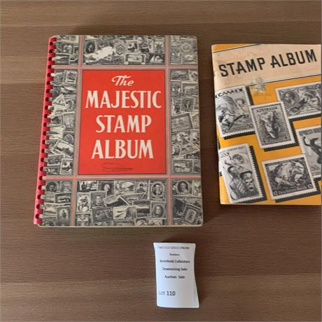 The Majestic Stamp Album Grossman Stamp Company W/Stamps