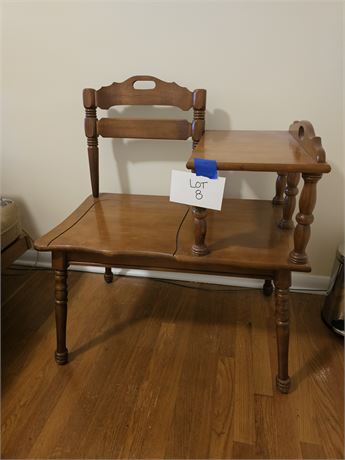 Wood Telephone Chair