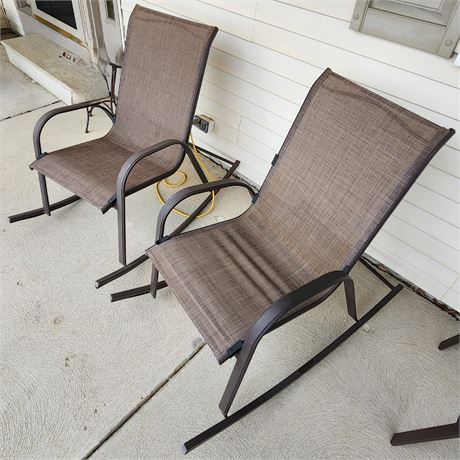 2- Rocking Patio Chairs