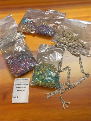 Vintage Faux Pearl and Bead Necklace Lot