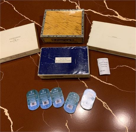 Cigar Box & Camel Snus Tin Lot - R.G.Dun, Dutch Masters, Win Allen