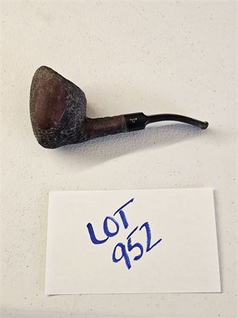 Compari "C" Italian Wood Carved Smoking Pipe