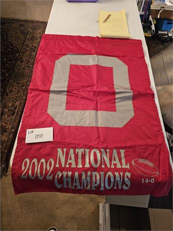 2002 National Champions OSU Flag 14-0