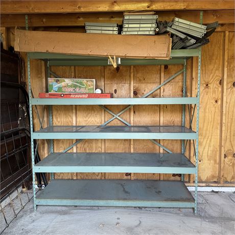 Large Industrial Steel Shelving - 72" x 24" x 84"T