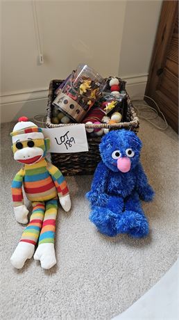 Mixed Toys, Plush, Cookie Monster, Plastics & More