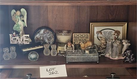 Mixed Decor- Paper Weight, Candle Holders, Figurines & More