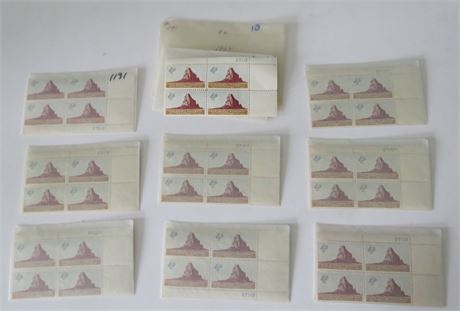 1962 4 Cent new Mexico Statehood 50th Anniversary Stamps