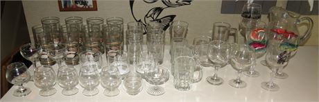 Assorted Glassware