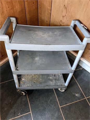 Heavy-Duty Commercial 3 Tier Utility/Bussing Cart