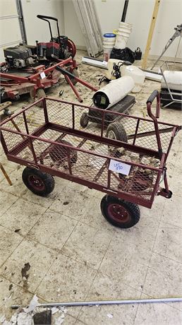 Metal Yard Utility Cart / Wagon