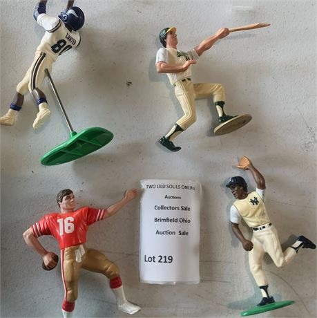 Kenner Starting Lineup Jose Canseco, Cris Carter, Joe Montanta, Rickey Henderson