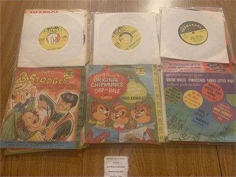 Batman, The Three Stooges, Chip & Dale, Snow White, Pinocchio Records & More