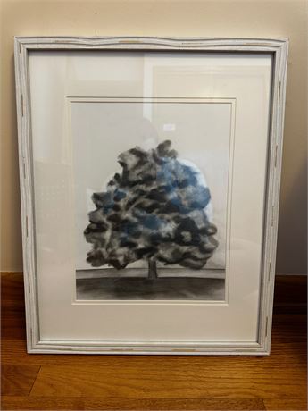 Framed Drawing of a Tree