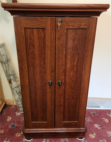 Wood Media Cabinet