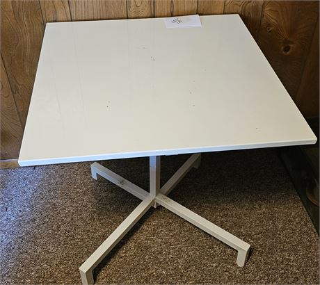 White Folding Table