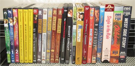 DVD's, VHS movies