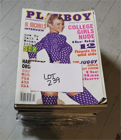 Mixed Playboy Magazines 2000's Era