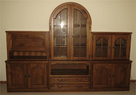 Oak Modular Wall Unit