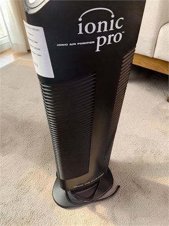Black Ionic Pro Tower Air Purifier