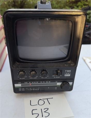 Vintage TMK Model 701 Portable Television