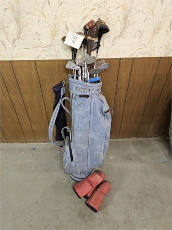 Mixed Golf Club Lot & Bag : McGregor / Hager & More