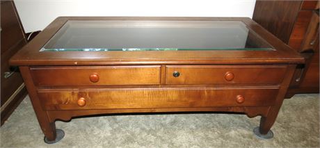 Coffee Table With Display Drawer