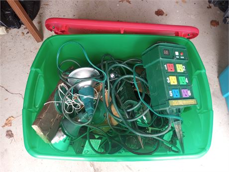 Tote of Flood Lots, Electrical