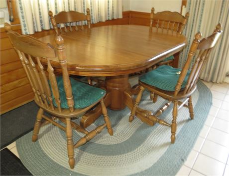 Dining Table, 4 Chairs