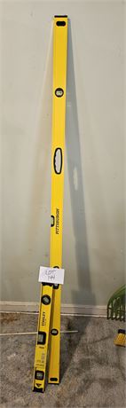 Stanley 24" Level & Pittsburgh 72" Level
