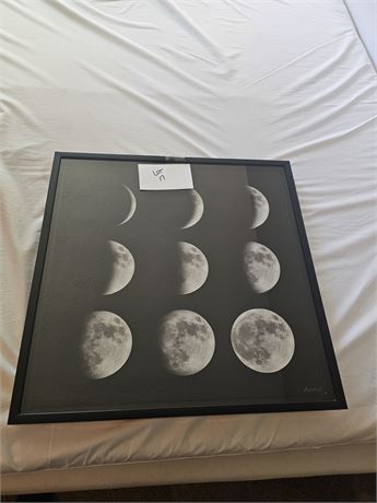 Black & White Moon Phase Photo Print