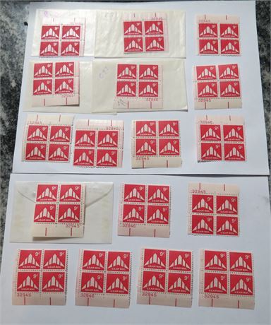 US Air Mail Stamps: 9 Cents " Delta Wing"