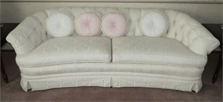 Vintage White Sofa