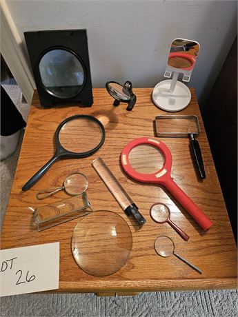 Mixed Lot of Magnifying Glasses