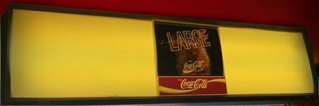 Coca Coal Menu Board
