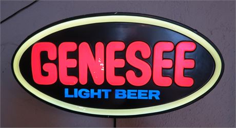 Genesee Lighted Beer Sign
