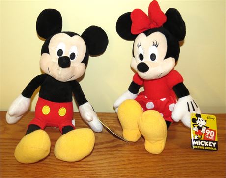 Mickey & Minnie Mouse Plush