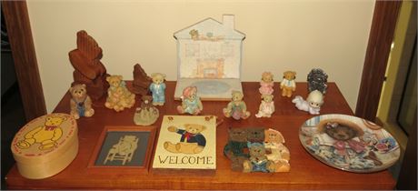 Mixed Bears Figurines Lot