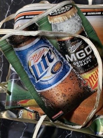 Triangular Flag String Party Banners Miller/Miller Lite, Cleveland Browns