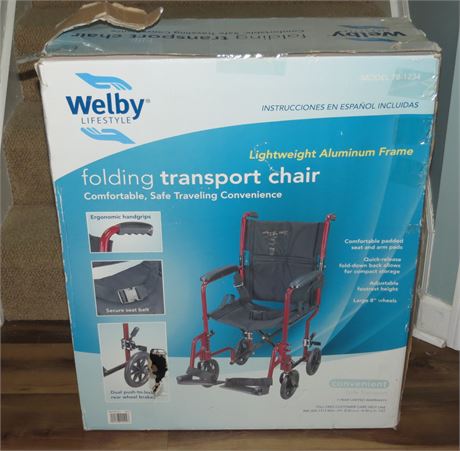 Folding Transport Chair