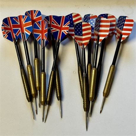 Vintage Darts - 12 Total